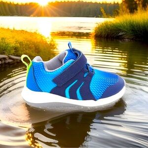 Stride Rite Blue and Green Kids Sneakers